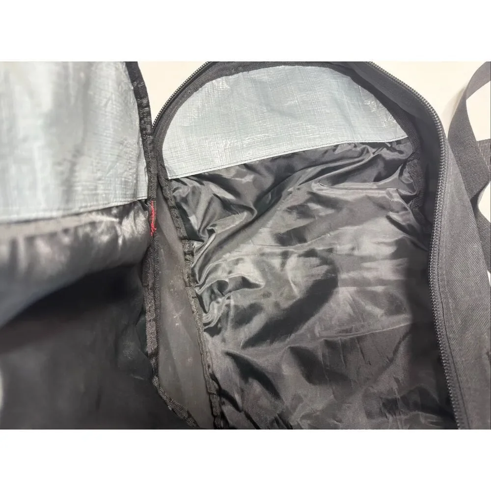 Black Skateboard Carry Bag Shoulder Strap Pocket 13” X 21”